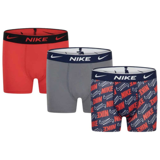 Nike Παιδικό εσώρουχο Everyday Cotton Stretch Boxer Briefs 3-Pack Nike Παιδικό εσώρουχο Everyday Cotton Stretch Boxer Briefs 3-Pack